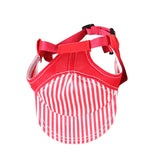 Maxbell Maxbell Summer Pet Dog Cat Baseball Visor Hat Puppy Cap Outdoor Sunbonnet Red S