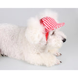 Maxbell Maxbell Summer Pet Dog Cat Baseball Visor Hat Puppy Cap Outdoor Sunbonnet Red S