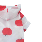 Maxbell Pet Supplies Dog Cat Sunscreen Coat Shirt Summer Hoodie Jacket  M Red