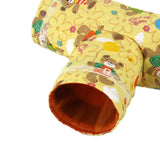 Maxbell Maxbell Toy T Tunnel Sleeper Play Tunnel for Guinea Pig Hamster Small Animal Yellow