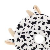 Maxbell Maxbell Dog Cat Elizabethan Collar E-Collar Medical Wound Cone Collar M Black and White Cow