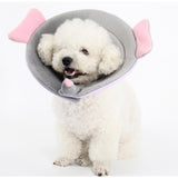 Maxbell Maxbell Dog Cat Elizabethan Collar E-Collar Medical Wound Cone Collar XL Grey Elephant
