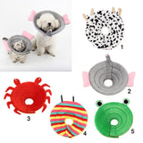 Maxbell Maxbell Dog Cat Elizabethan Collar E-Collar Medical Wound Cone Collar XL Grey Elephant