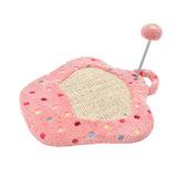 Maxbell Maxbell Cat Scratcher Board Scratching Pad Scratch Cardboard Activity Toy Bed Pink