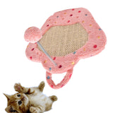 Maxbell Maxbell Cat Scratcher Board Scratching Pad Scratch Cardboard Activity Toy Bed Pink