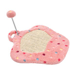 Maxbell Maxbell Cat Scratcher Board Scratching Pad Scratch Cardboard Activity Toy Bed Pink