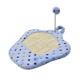 Maxbell Maxbell Cat Scratcher Board Scratching Pad Scratch Cardboard Activity Toy Bed Blue