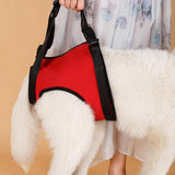 Maxbell Maxbell Pet Auxiliary Belt Dog Harness Carriers Assist Sling Portable Lift S Red
