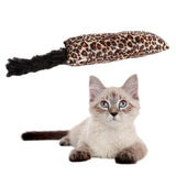 Maxbell Maxbell Cat Tease Stick Play Toy Kitty Rotating Amusement Training Rod Leopard Print