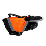 Maxbell Maxbell Reflective Pet Dog Cat Life Jacket Life Vest with D Ring Pull-tab S Orange