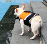 Maxbell Maxbell Reflective Pet Dog Cat Life Jacket Life Vest with D Ring Pull-tab M Orange