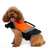 Maxbell Maxbell Reflective Pet Dog Cat Life Jacket Life Vest with D Ring Pull-tab XL Orange