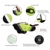 Maxbell Maxbell Reflective Pet Dog Cat Life Jacket Life Vest with D Ring Pull-tab S Green