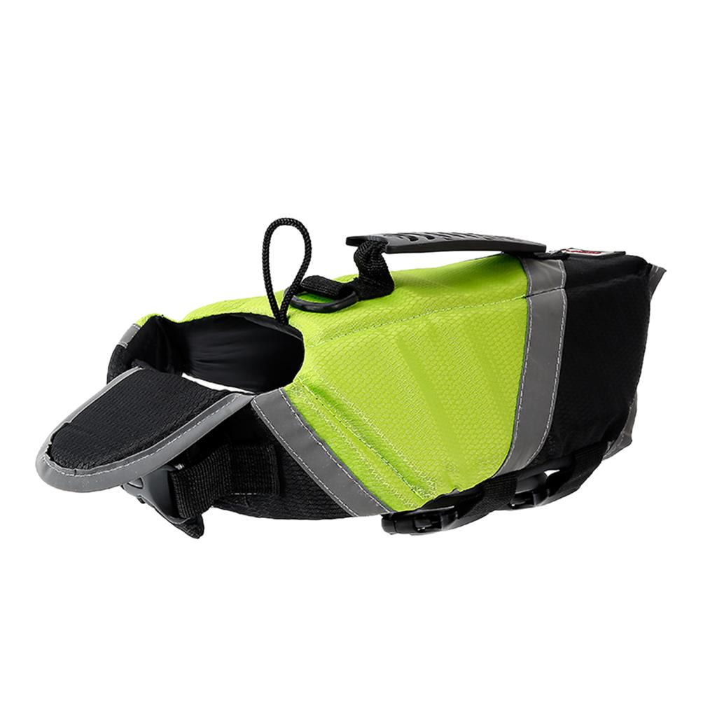 Maxbell Maxbell Reflective Pet Dog Cat Life Jacket Life Vest with D Ring Pull-tab M Green