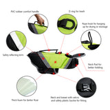 Maxbell Maxbell Reflective Pet Dog Cat Life Jacket Life Vest with D Ring Pull-tab L Green