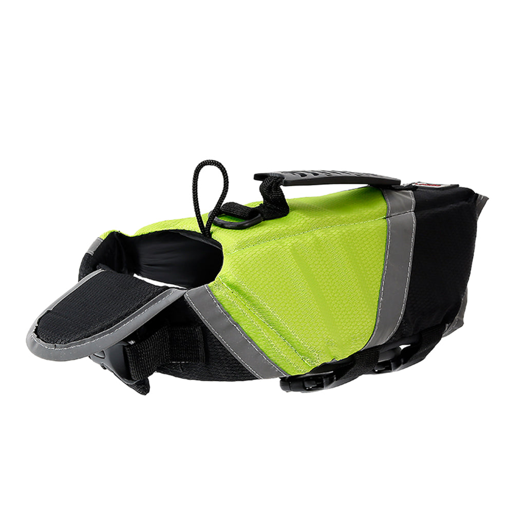 Maxbell Maxbell Reflective Pet Dog Cat Life Jacket Life Vest with D Ring Pull-tab L Green