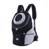 Maxbell Maxbell Pet Dog Backpack Carrier Travel Note Bag Front Net Double Shoulder Black