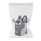 Maxbell Maxbell Pet Dog Backpack Carrier Travel Note Bag Front Net Double Shoulder Black