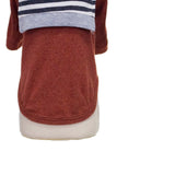 Maxbell Maxbell Adorable Dog Clothes Doggy Shirt 100% Cotton Puppy Apparel Clothing S Red