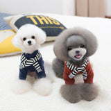 Maxbell Maxbell Adorable Dog Clothes Doggy Shirt 100% Cotton Puppy Apparel Clothing S Red