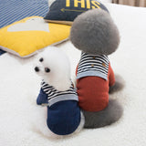 Maxbell Maxbell Adorable Dog Clothes Doggy Shirt 100% Cotton Puppy Apparel Clothing S Red