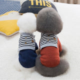 Maxbell Maxbell Adorable Dog Clothes Doggy Shirt 100% Cotton Puppy Apparel Clothing S Red