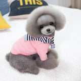 Maxbell Maxbell Adorable Dog Clothes Doggy Shirt 100% Cotton Puppy Apparel Clothing 2XL Pink