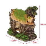 Maxbell Maxbell Resin House Ornament for Aquarium Fish Tank Aquascaping Decoration 1#