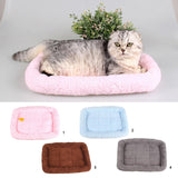 Maxbell Maxbell Super Soft Washable Pet Cat Dog Cushion Sleeper Mat Warm House Pad S Pink