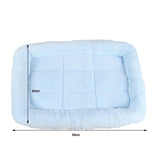 Maxbell Maxbell Super Soft Washable Pet Cat Dog Cushion Sleeper Mat Warm House Pad M Blue