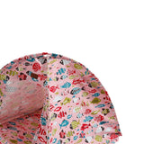 Maxbell Maxbell Fish Pattern Portable Folding Cat Kitten Camp Tent Bed Den House Home Pink