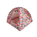 Maxbell Maxbell Fish Pattern Portable Folding Cat Kitten Camp Tent Bed Den House Home Pink