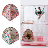 Maxbell Maxbell Fish Pattern Portable Folding Cat Kitten Camp Tent Bed Den House Home Pink