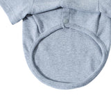 Maxbell Maxbell 100% Cotton Dog Shirt Clothes Puppy Two feet Clothing Fashion Gift M gray