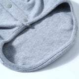 Maxbell Maxbell 100% Cotton Dog Shirt Clothes Puppy Two feet Clothing Fashion Gift M gray