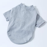 Maxbell Maxbell 100% Cotton Dog Shirt Clothes Puppy Two feet Clothing Fashion Gift M gray