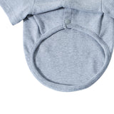 Maxbell Maxbell 100% Cotton Dog Shirt Clothes Puppy Two feet Clothing Fashion Gift L gray