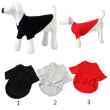 Maxbell Maxbell 100% Cotton Dog Shirt Clothes Puppy Two feet Clothing Fashion Gift L gray