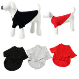 Maxbell Maxbell 100% Cotton Dog Shirt Clothes Puppy Two feet Clothing Fashion Gift L gray