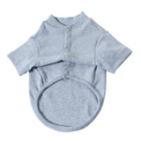 Maxbell Maxbell 100% Cotton Dog Shirt Clothes Puppy Two feet Clothing Fashion Gift L gray