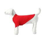 Maxbell Maxbell 100% Cotton Dog Shirt Clothes Puppy Two feet Clothing Fashion Gift L red