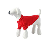 Maxbell Maxbell 100% Cotton Dog Shirt Clothes Puppy Two feet Clothing Fashion Gift L red