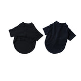 Maxbell Maxbell 100% Cotton Dog Shirt Clothes Puppy Two feet Clothing Fashion Gift M black