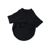 Maxbell Maxbell 100% Cotton Dog Shirt Clothes Puppy Two feet Clothing Fashion Gift M black
