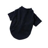 Maxbell Maxbell 100% Cotton Dog Shirt Clothes Puppy Two feet Clothing Fashion Gift M black