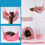 Maxbell Maxbell Cat Kitten Comfortable Hanging Pet Hammock Bed for Cats Small Animals  Pink