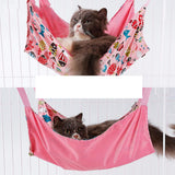 Maxbell Maxbell Cat Kitten Comfortable Hanging Pet Hammock Bed for Cats Small Animals  Pink