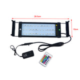 Maxbell Maxbell Remote Control LED Aquarium Light with Extendable Bracket EUPlug 29.5x10x5cm