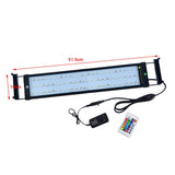 Maxbell Maxbell Remote Control LED Aquarium Light with Extendable Bracket EUPlug 51.5x10x5cm