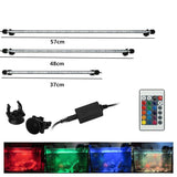 Maxbell Maxbell Water Aquarium Fish Tank LED Light SMD Bar Lamp EU 220V 37cm RGB